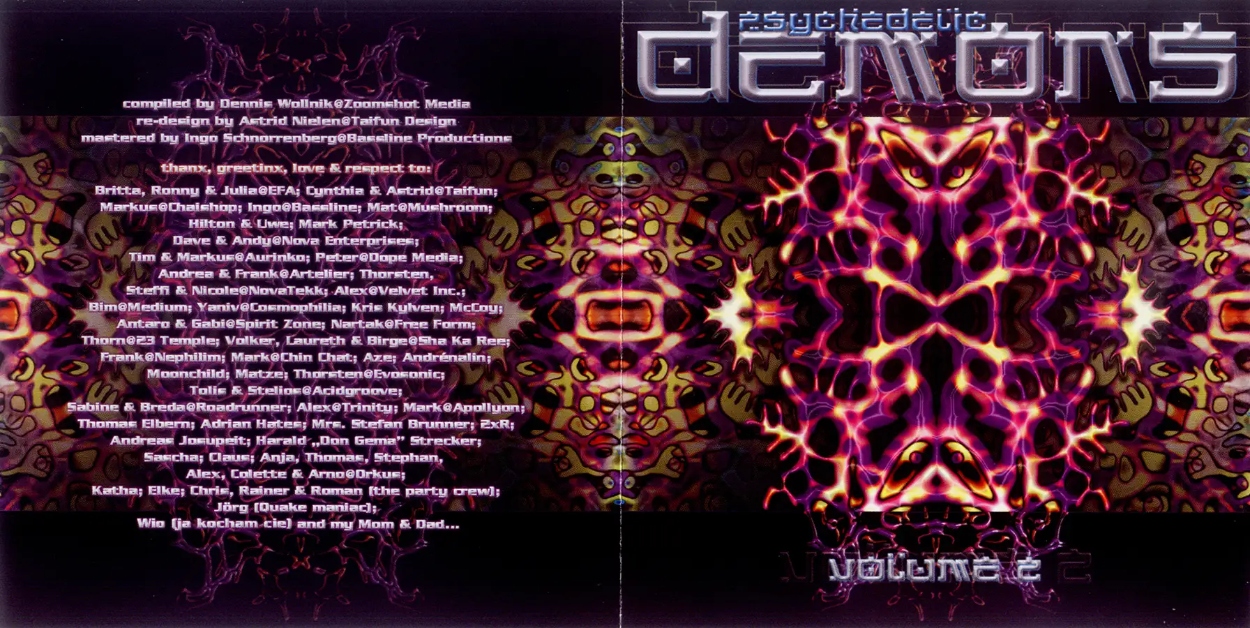 Psychedelic Demons 2 compilation, CD from 1999 at PsyDB