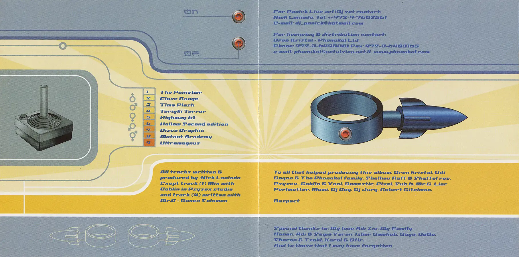 Rocket Pocket by Panick album, CD from 2003 at PsyDB