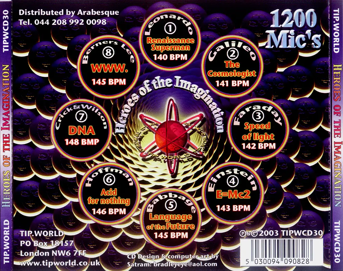 Heroes Of The Imagination by 1200 Mics album, CD from 2003 at PsyDB