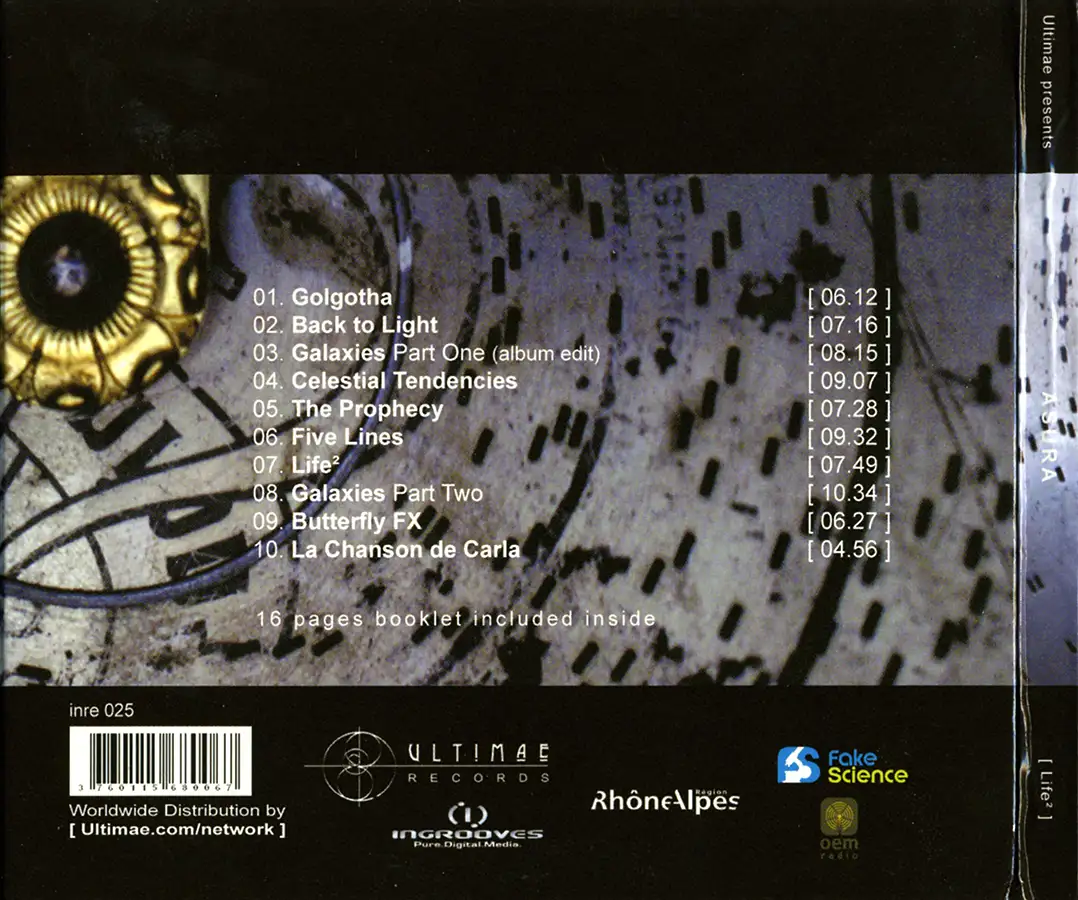 Life 2 by Asura album, CD from 2007 at PsyDB