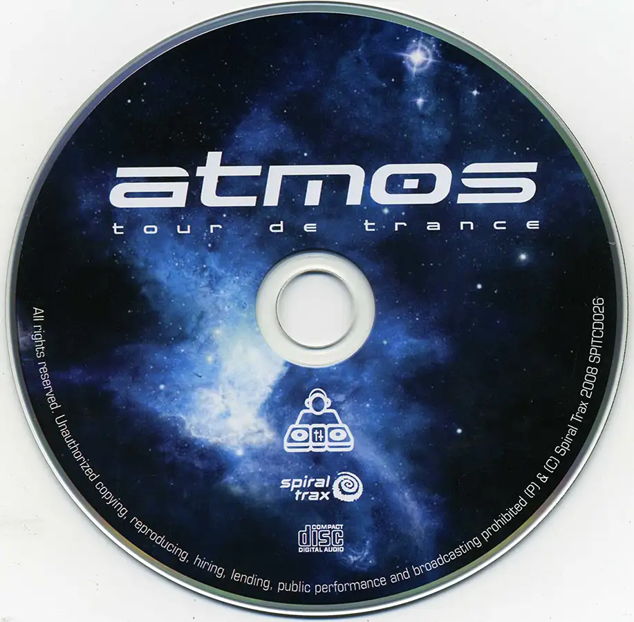 Tour De Trance by Atmos album, CD from 2008 at PsyDB